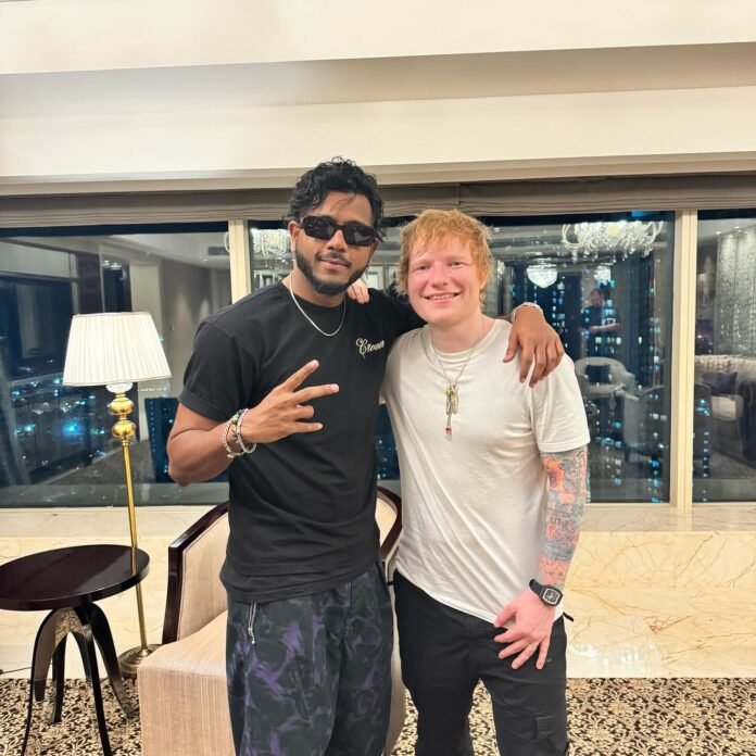 Ed Sheeran meets King in Mumbai