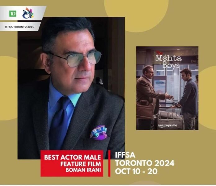 Boman Irani Wins Best Actor Male at IFFSA Toronto for 'The Mehta Boys'