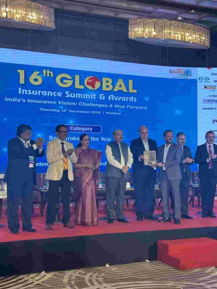 Howden India bags “Insurance Broker of the Year” at ASSOCHAM 16th Global Insurance Summit & Awards 2024