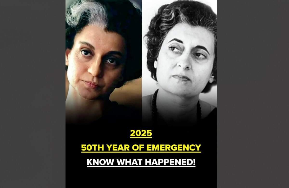 50 years of Emergency: Kangana Ranaut’s ‘Emergency’ set to bring history to the big screen