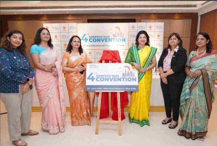 Women in Real Estate, Women-Led Development, Real Estate Sector India, Infrastructure Development India, NAREDCO Mahi, NAREDCO, Smita Patil, Dr. Ananta Singh Raghuvanshi, G Hari Babu, Dr. Niranjan Hiranandani, Harsh Vardhan Bansal, 4th NAREDCO Mahi Convention, Mahi Sheroes, Viksit Bharat Vision 2047, Skilling Women in Real Estate, Sustainable Housing, Wellness Living, $1 Trillion Real Estate, Indian GDP Contribution, Real Estate Workforce, Urban Transformation India, Economic Empowerment Women, Women Architects, Women in Construction, Real Estate Brokerage, Project Planning & Design, Investment Management, ESG Advisory, Green Certification, Digital Realty Platforms, Real Estate Startups, New Delhi, Tier 2 Cities, Tier 3 Cities, Urban Clusters , Gender Equality, Women Empowerment, Inclusive Growth, Social Awareness, Strategic Business Decision, Innovation in Realty, Policy Reforms, Financial Literacy, Digital Transformation,