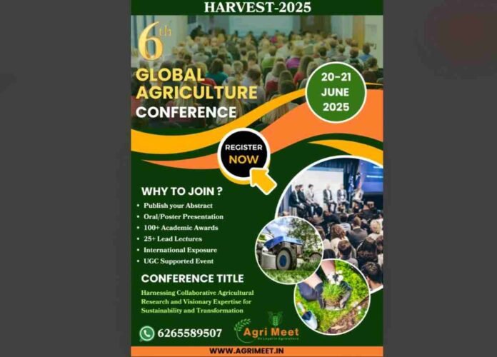 Dr. Ankur Sharma, HARVEST-2025, Agricultural Innovation, Global Agriculture, Sustainable Farming, Agri Meet Foundation, Food Security, International Conference, Climate-Resilient Farming, Smart Agriculture Technologies, Soil Health, Rural Development, Agri-tech, Agricultural Research, India Agriculture, Agricultural Transformation, Agri-startups, Agricultural Awards, ICAR, Dr. Ankur Sharma HARVEST-2025, HARVEST-2025 international agricultural conference, Sustainable agriculture summit New Delhi, Global collaboration food security, Dr. Ankur Sharma Agri Meet Foundation, Climate-resilient farming solutions HARVEST-2025, Next-generation agri-tech exhibition, Agricultural innovation awards 2025, Dr. Rajbir Singh ICAR HARVEST-2025, Dr. Vishnu D. Rajput Southern Federal University, International agricultural policy dialogue, Farming future HARVEST-2025, Dr. Ankur Sharma visionary agriculture leader, HARVEST-2025 agenda, Agricultural research and development India, New Delhi, India, Russia , Japan, Mexico, Canada, South China, Iran, Lebanon, Portugal, Armenia, HARVEST 2025 conference, Farming Future, Agricultural Solutions, Global Food Systems, Rural Impact, Scientific Cooperation,Dr Ankur Sharma, Dr Ankur Sharma Agri Meet ,