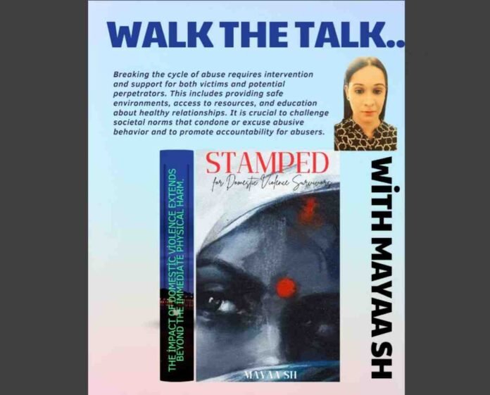 Mayaa SH, Stamped, domestic violence, women's rights, survivor empowerment, domestic abuse, feminism, book interview, mental health, trauma recovery