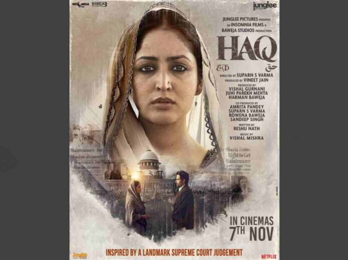 Two Sides, One Fight: Yami Gautam Dhar and Emraan Hashmi Shine in Powerful Character Posters from Haq Two Sides, One Fight: Yami Gautam Dhar and Emraan Hashmi Shine in Powerful Character Posters from Haq