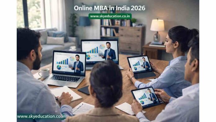Online MBA India 2026, flexible MBA, management education