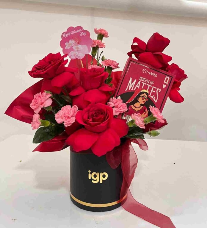 MARS Cosmetics Makeup Bouquets, IGP gifting India, innovative beauty gifts, floral makeup bouquets, Women’s Day gifts