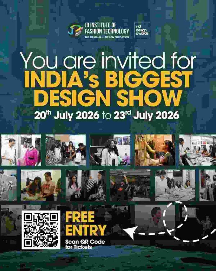 Biggest Design Show by JD Institute - JD Design Awards 2026 Set to Showcase Emerging Design Talent at Mumbai Edition