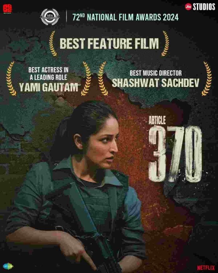 Yami Gautam Wins Best Actress as Article 370 Bags Top Honors at National Awards