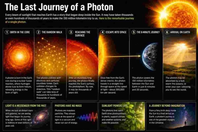 The Last Journey of a Photon