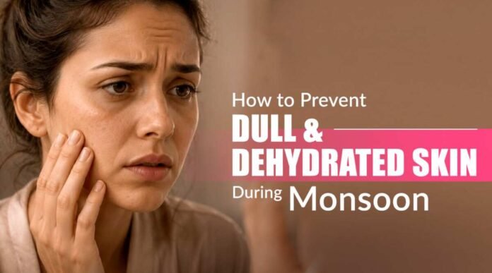 Monsoon Skincare, Dehydrated Oily Skin, Dull Skin Prevention, Monsoon Face Cleansing, Dermapuritys, Monsoon Moisturizer Tips, Skin Barrier Repair