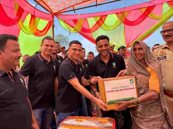 Indus Towers Indus Towers, UP Flood Relief, Pragati CSR, Banda Flood Relief, Chitrakoot Floods, Disaster Response India, Telecom CSR Initiatives, Uttar Pradesh Floods 2026, Vijay Chaturvedi Indus Towers
