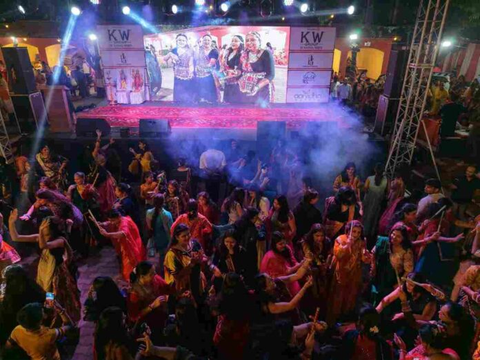 Navratri Mahotsava & Ramleela Manchan 2026 in Indirapuram Navratri Mahotsava and Ramleela Manchan 2026 at Swarn Jayanti Park in Indirapuram, Ghaziabad, presented by KW Group.